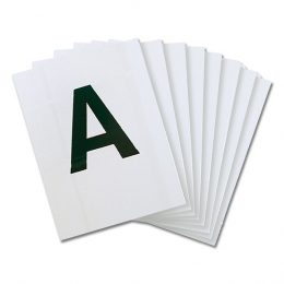 LETTERE in PLASTICA X CAMPO DRESSAGE 12 PEZZI  